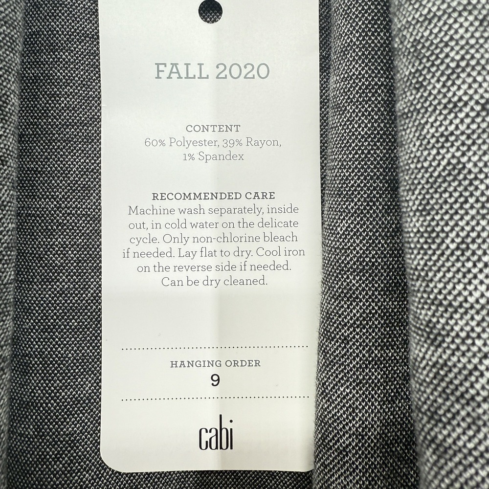 CAbi Dream Girls Houndstooth Jacket 3904 Womens Size Small Black White NWT - Picture 8 of 12